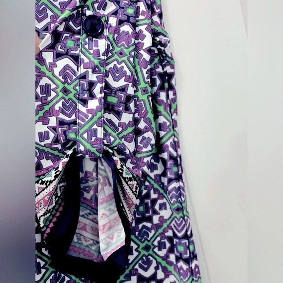 $140 NWT Nanette Lepore MULTI PURPLE LUXURIOUSLY SOFT SWIMSUIT COVER UP DRESS - Picture 8 of 13